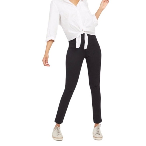 Spanx The Perfect Pant Ankle 4 Pocket Black Size Small Ponte Fabric Style 20202 - Picture 1 of 11